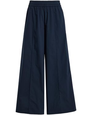 Merlette Nandini Cotton-Poplin Pants - Blue