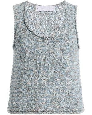 Proenza Schouler Janine Knit Tank Top - Blue