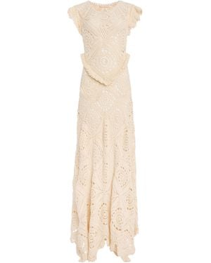 Ulla Johnson Annalisa Cotton-Crochet Maxi Dress - Natural