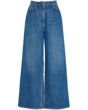 Altuzarra Marli Stretch Cotton Jeans - Blue
