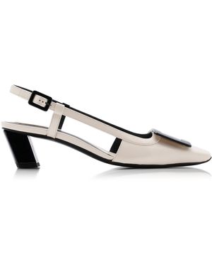 Roger Vivier Belle Vivier Patent Leather Slingback Court Shoes - Multicolour