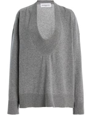Brandon Maxwell The Rivers Cashmere Jumper - Grey
