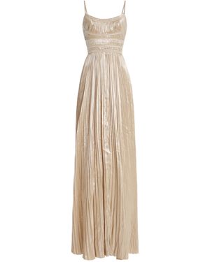 Ulla Johnson Reine Plisse Gown - Natural