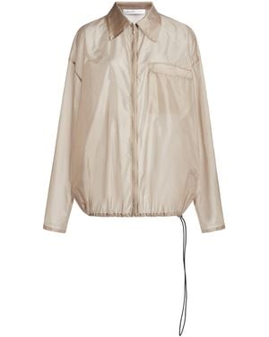 Christopher Esber Lucent Spray Shell Jacket - Natural
