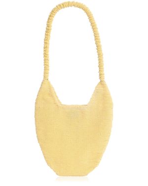 LIKE A BIRD Alva And Pollen Beaded Shoulder Bag - Yellow