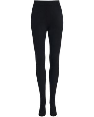 Nour Hammour Whit Cashmere-wool Tights - Black
