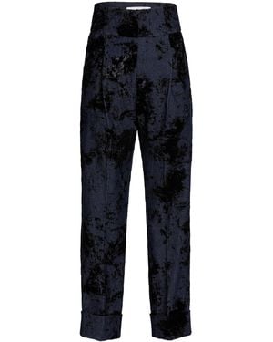 Silvia Tcherassi Moad Jacquard Trousers - Blue