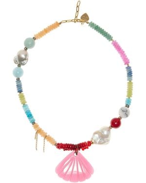 Joie Mermaid-Stone Necklace - Multicolour