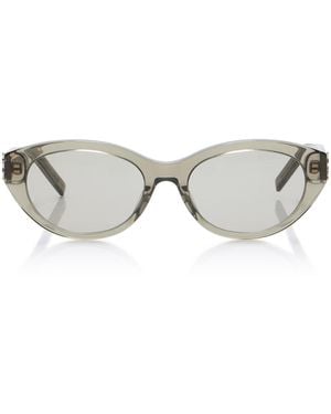 Saint Laurent Cat-Eye Acetate Sunglasses - Grey
