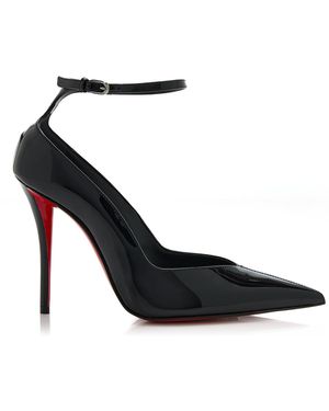 Christian Louboutin Erozee 100Mm Patent Leather Court Shoes - Black