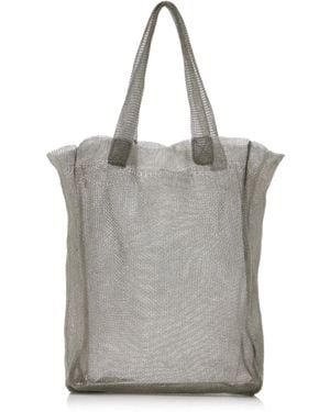 The Row Imogen Knit Mini Tote Bag - Grey