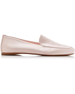 KHAITE Monroe Satin Loafers - Pink
