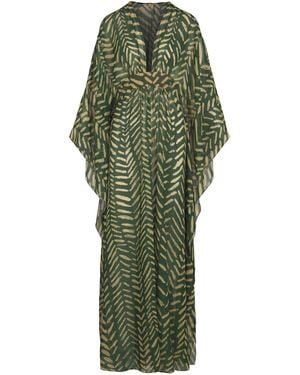 Johanna Ortiz Secret Garden Printed Maxi Dress - Green
