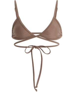 Mare Perpetua The Shade Bikini Top - Brown