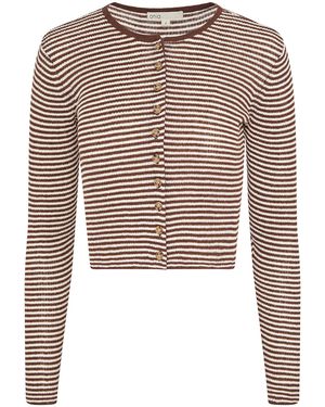 Onia Linen-Blend Cardigan - White