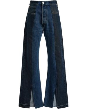E.L.V. Denim Arcola High-Rise Wide-Leg Jeans - Blue