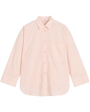 By Malene Birger Luisa Cotton Cropped Pants - Pink