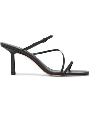STUDIO AMELIA Bias Wrap Heel - Black