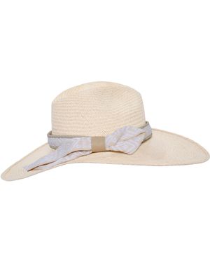 Johanna Ortiz Coastal Ballet Palm Sun Hat - White