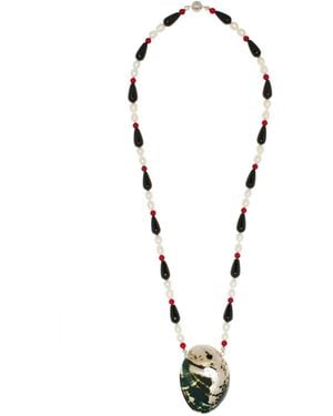 Julietta Exclusive Thalassa Gold-plated Multi-stone Necklace - Multicolour