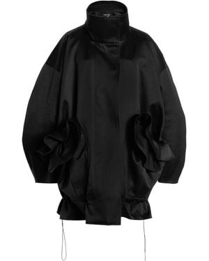 Ashlyn Chandra Cotton Coat - Black