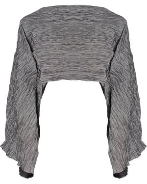 Maticevski Angelica Pleated Top - Grey