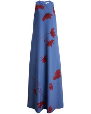 Lela Rose Exclusive Francie Printed Crepe Gown - Blue