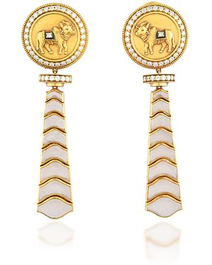 Amrapali 18K Moo-La-La Earrings - Metallic