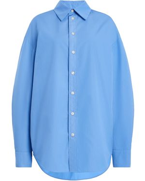 Kallmeyer Dani Poplin Button Down Top - Blue