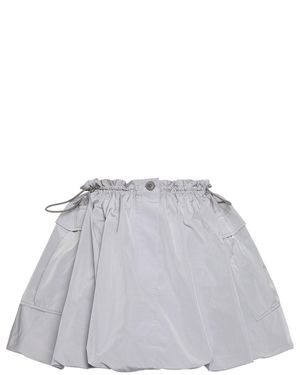 Marni Drawstring Woven Skirt - Grey