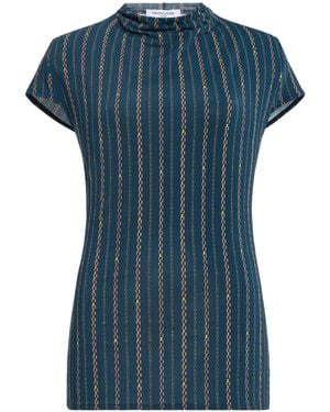Franchise Nora Jersey Top - Blue