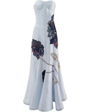 La Fuori Noir Bloom Dress - Blue
