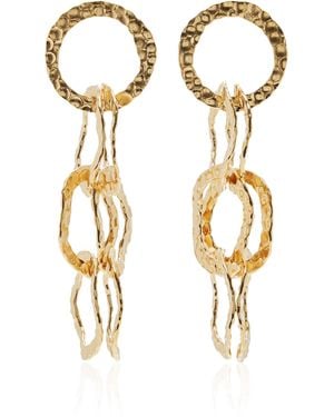 Sylvia Toledano Cosmos Ii 22K-Plated Earrings - Metallic