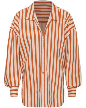 ANDRES OTALORA Un Tej Oversized Cotton Shirt - Multicolour