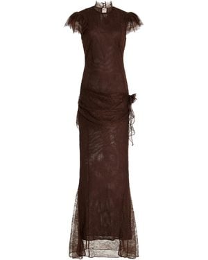 De La Vali Silentenium Maxi Dress - Brown