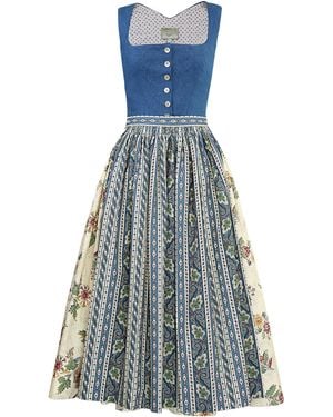 Lena Hoschek Agnes Linen Dirndl - Blue