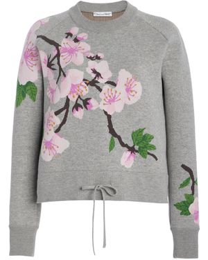 Oscar de la Renta Mélange Pullover - White