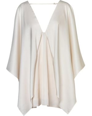 Baobab Pietro V-Neck Mini Dress - White