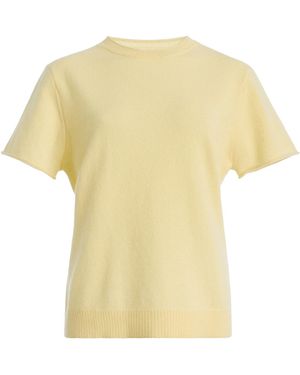 DL1961 Cashmere Knit Tee - Yellow