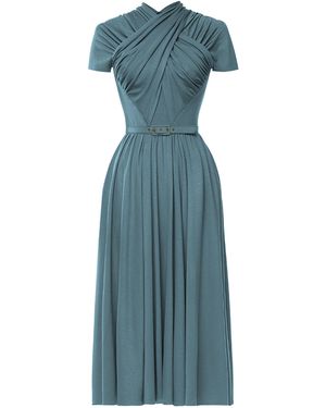 Lena Hoschek Nouvelle Grace Short Dress - Blue