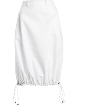 Coperni Tailored Balloon Skirt - White