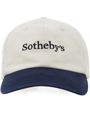 FRAME X Sotheby's Cotton Baseball Cap - Blue