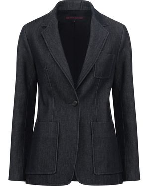 Martin Grant Multi-Pocket Cotton Blazer - Black