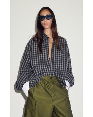 DARKPARK Camila Double-Sleeve Cotton Shirt - Multicolour