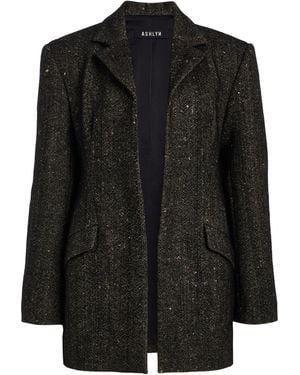 Ashlyn Sari Silk-Angora Jacket - Black
