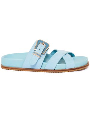 Gabriela Hearst Circe Flat - Blue