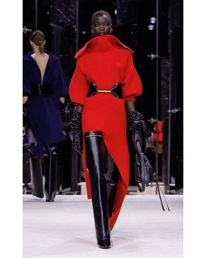 Givenchy Giant Bow Belt - Red