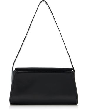 St. Agni Mini Baguette Leather Bag - White