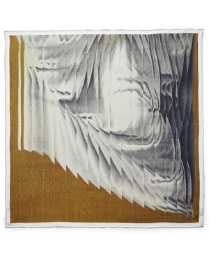 Otzio Socrate Silk Twill Scarf - Gray