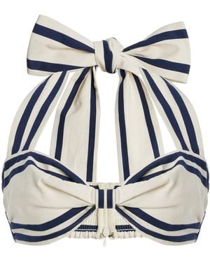 ALÉMAIS Marine Cotton Bralette - White